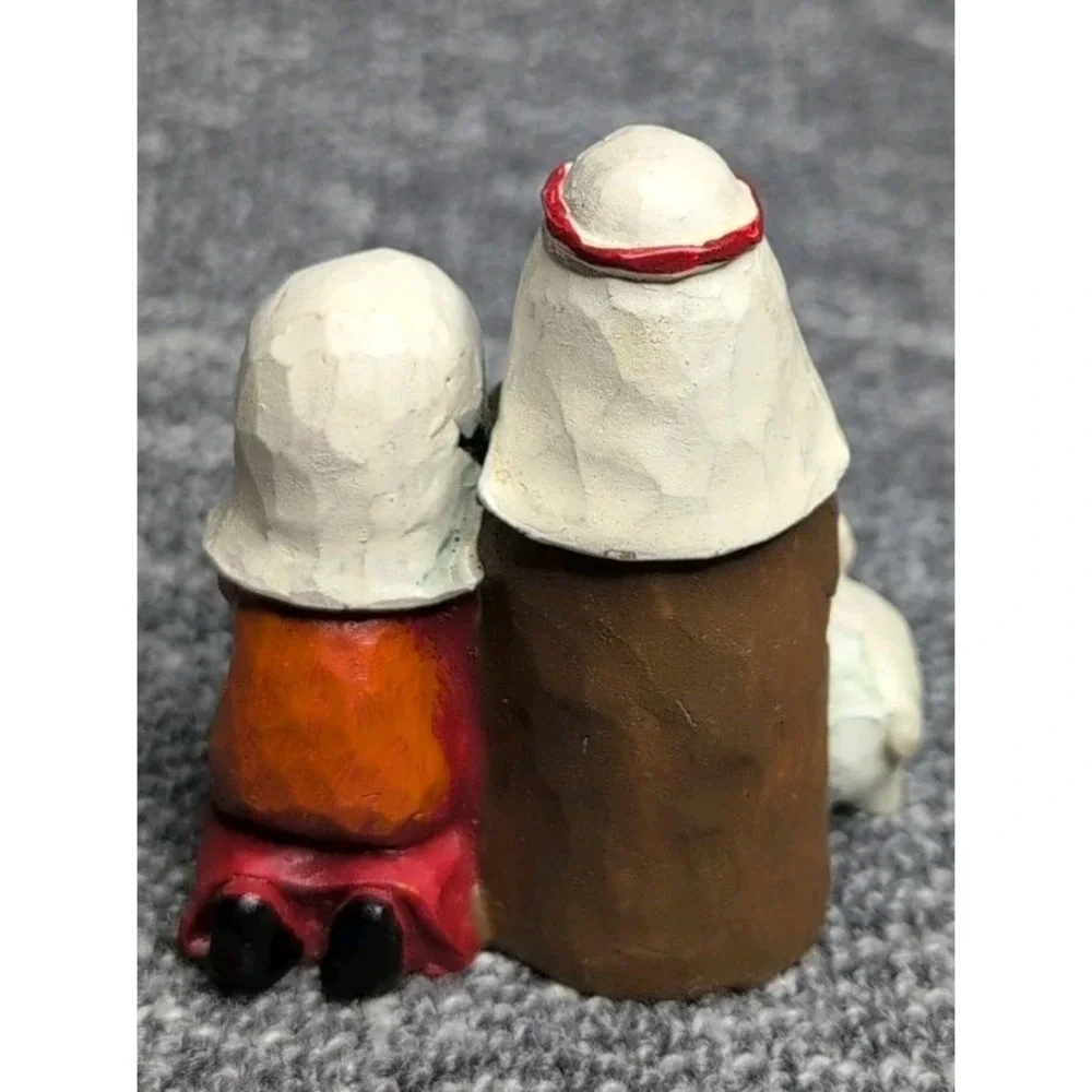 Holy‎ Family Nativity Figurine Mary Joseph Baby Jesus Resin Christmas 2.25